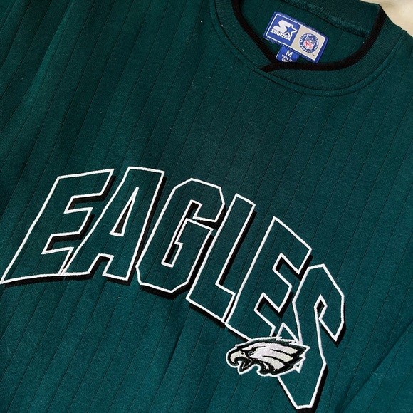 RARE VINTAGE 90S EAGLES NFL CREWNECK - Picture 4 of 9